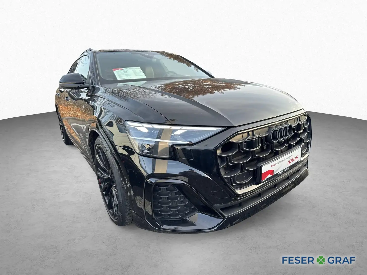 Audi Q8 50 TDI qu 2x S line-AHK-Stdhzg-Pano-HUD Schwarz - 2