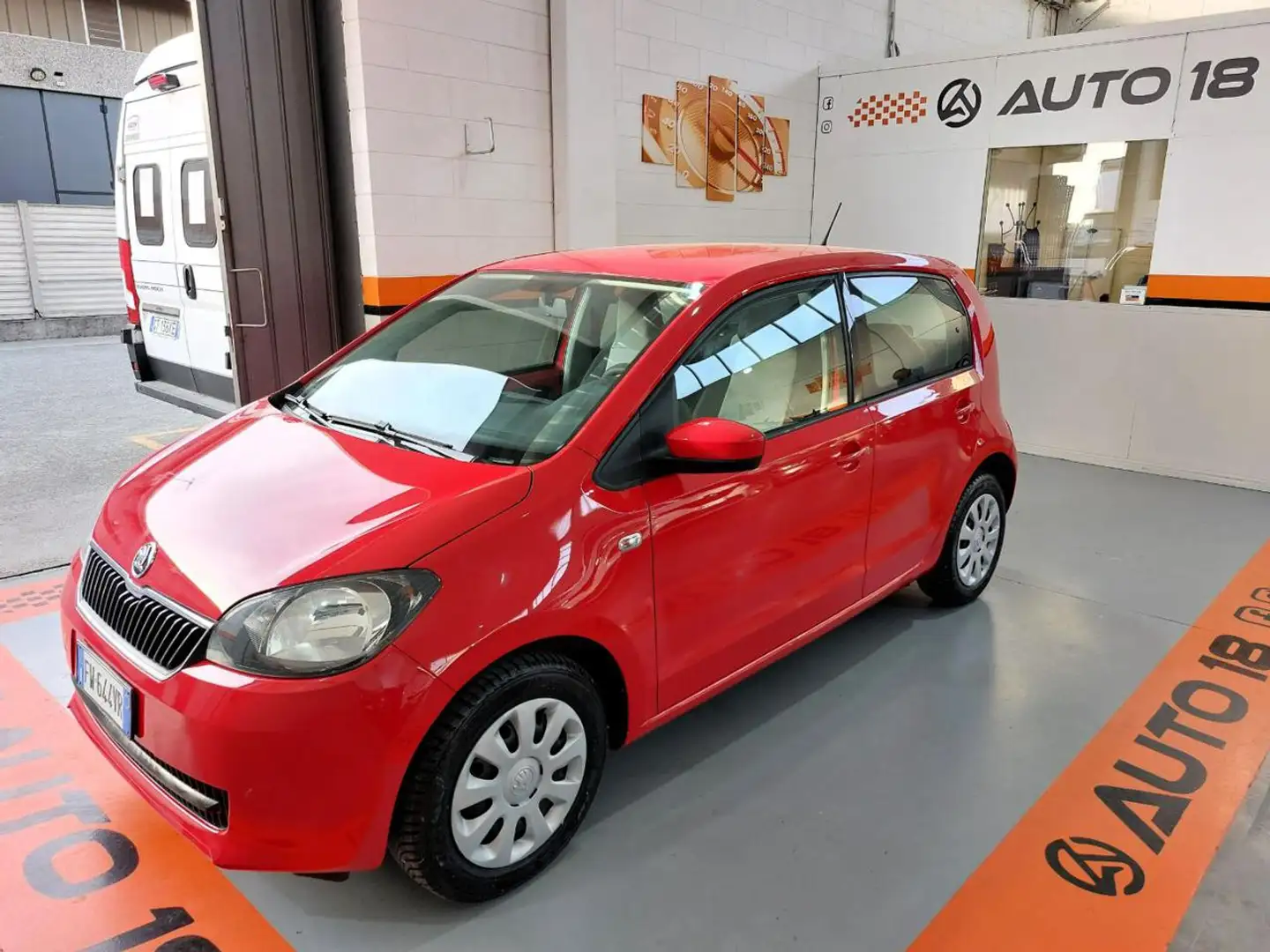 Skoda Citigo 1.0 60 CV 5 porte Active+Neo P+Unico Proprietario! Rojo - 1