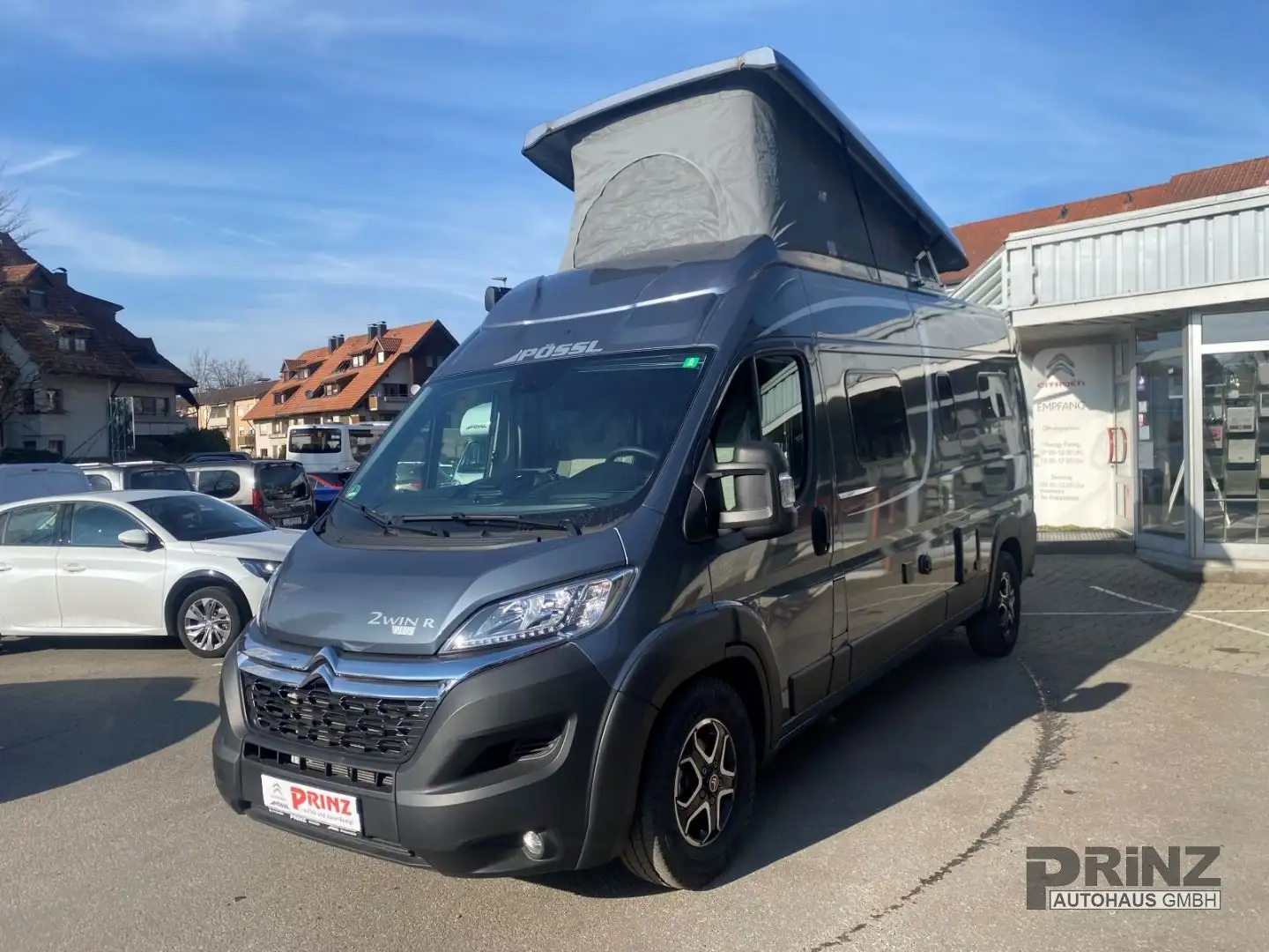 Pössl 2WIN R Plus 165 PS HEAVY mit Auftelldach Grau - 1