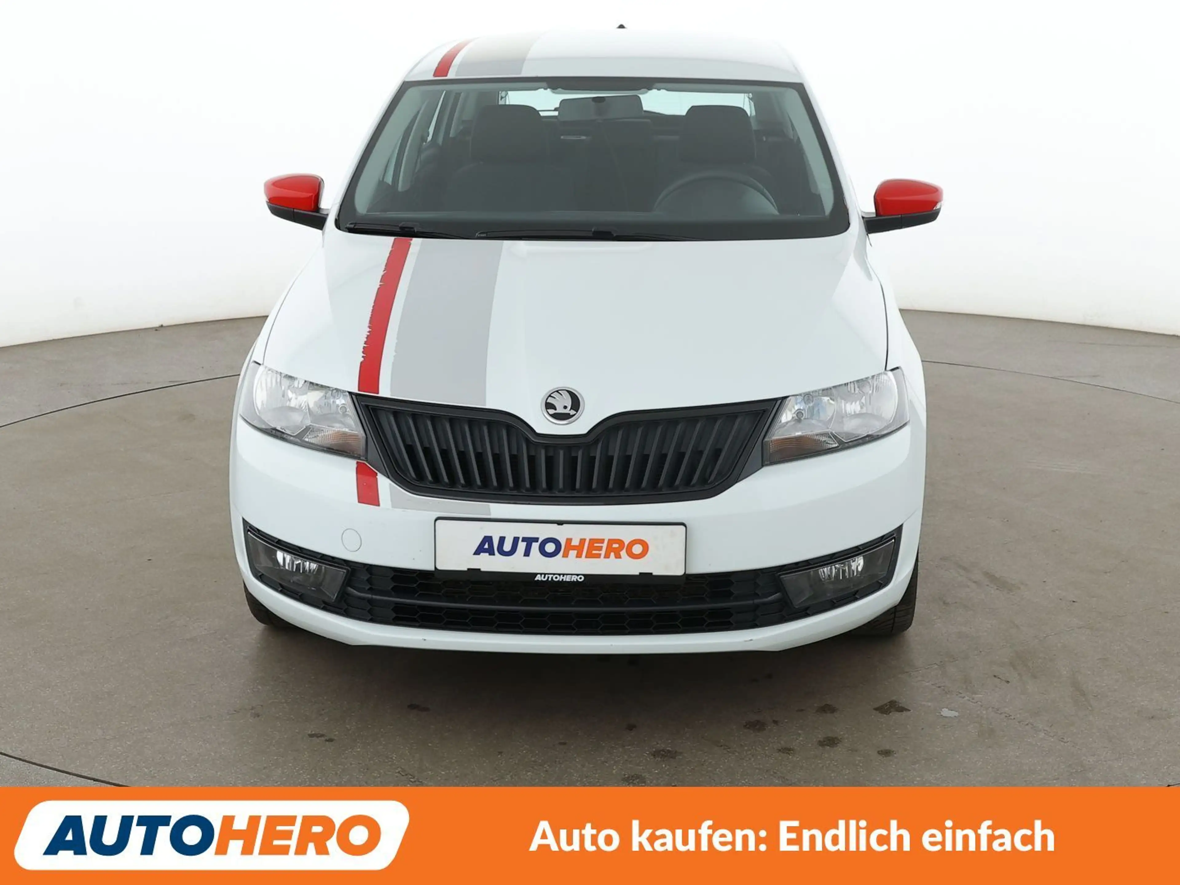 Skoda Rapid/Spaceback 1.2 TSI Red & Grey*PDC*SHZ*KLIMA*GARANTIE* — photo 9