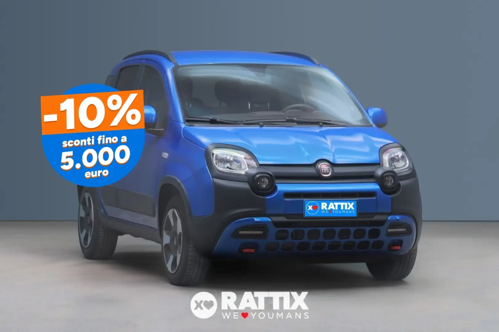 Fiat Panda 1.0 Firefly Hybrid 70CV Cross 5p.ti Blanc - 1
