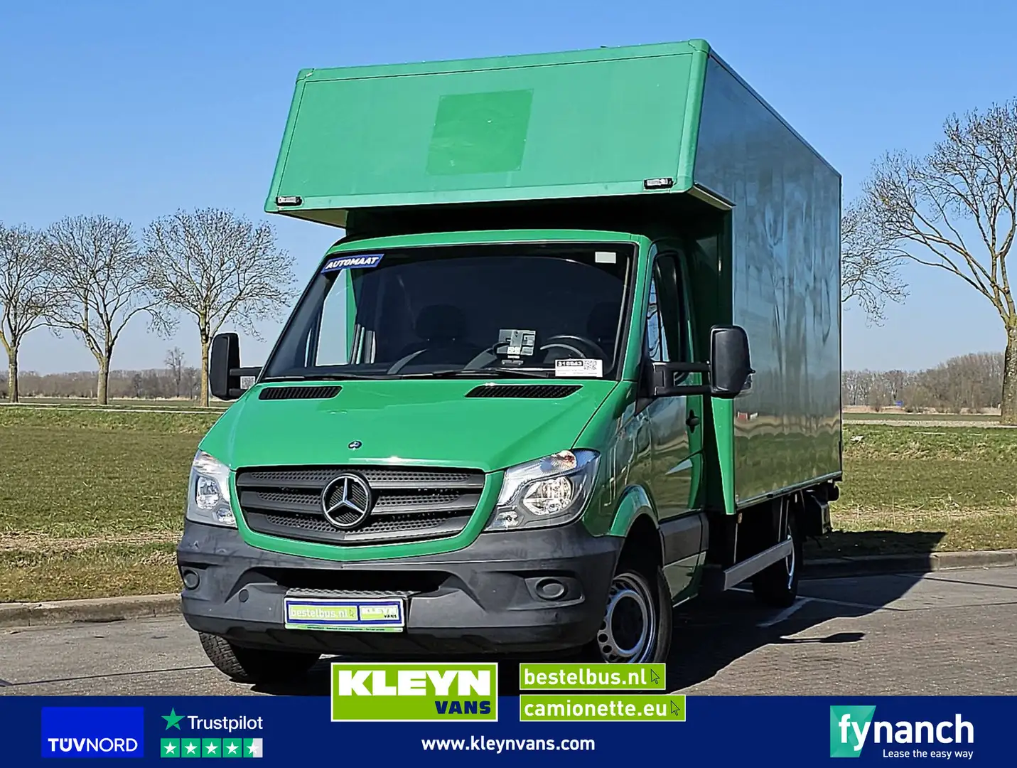 Mercedes-Benz Sprinter 313 Bakwagen Laadklep! Groen - 1