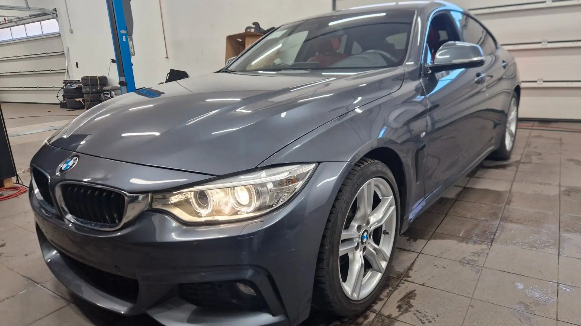 BMW 420 M Sport Kamera Navi Leder Rot Grau - 1