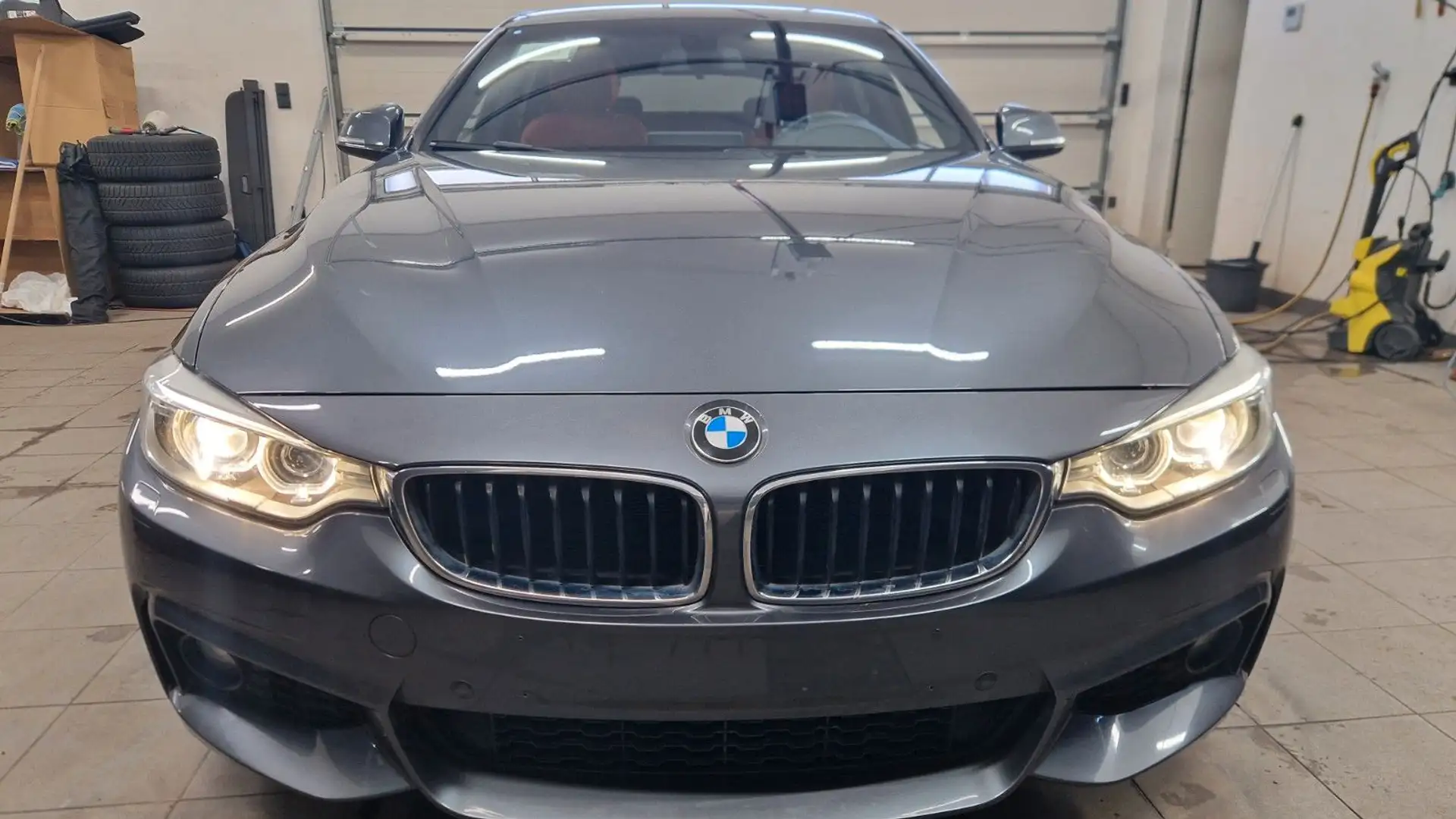 BMW 420 M Sport Kamera Navi Leder Rot Grau - 2