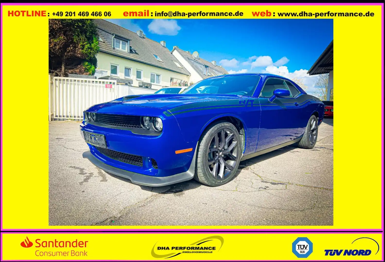 Dodge Challenger 5.7 V8 R/T PLUS*SUPER TRACK PAK*NAVI* Blu/Azzurro - 1
