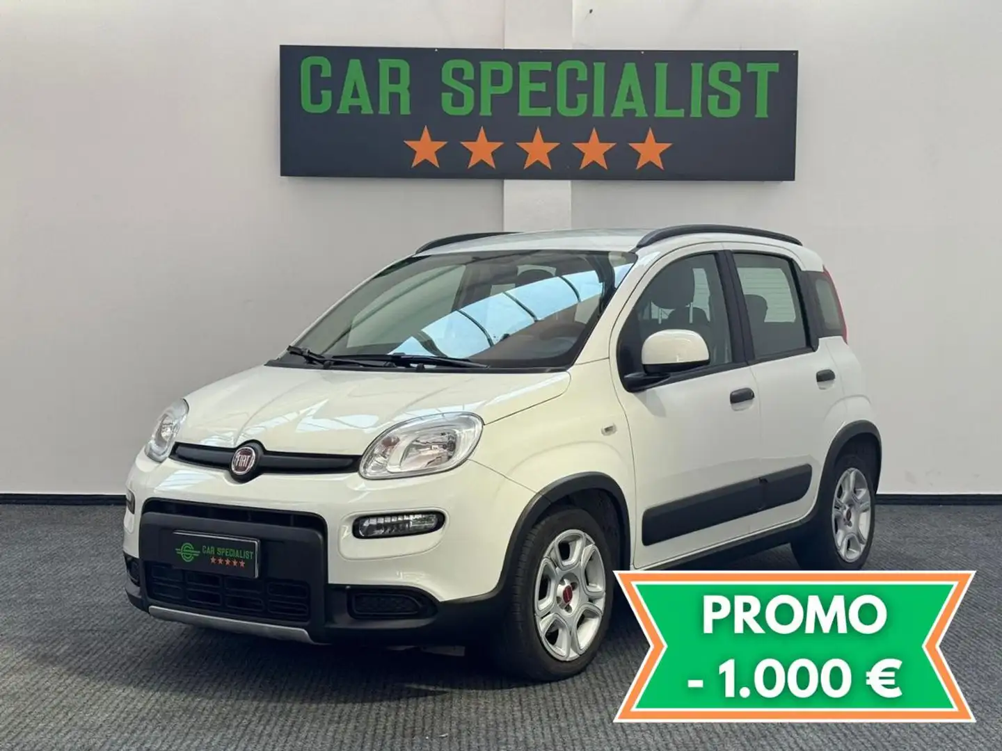 Fiat Panda 1.0 Hybrid NEOPATENTATI|5 POSTI|BLUETOOTH Bianco - 1