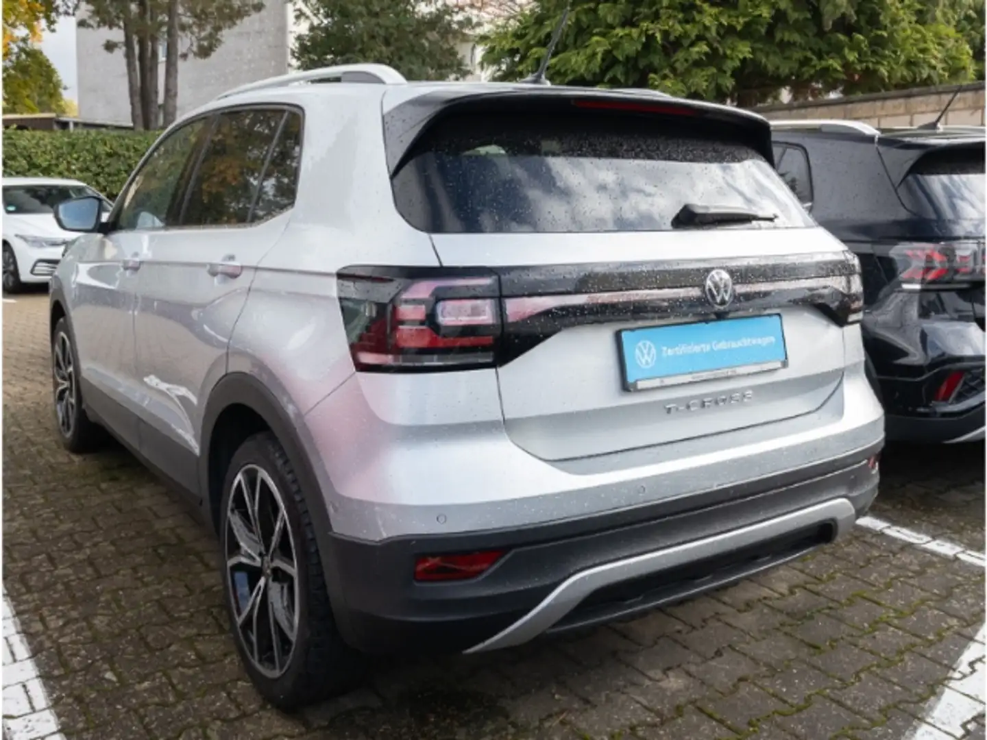 Volkswagen T-Cross 1.0 TSI DSG Style +RFK+WR+PDC+KLIMA+LED+ Silber - 2