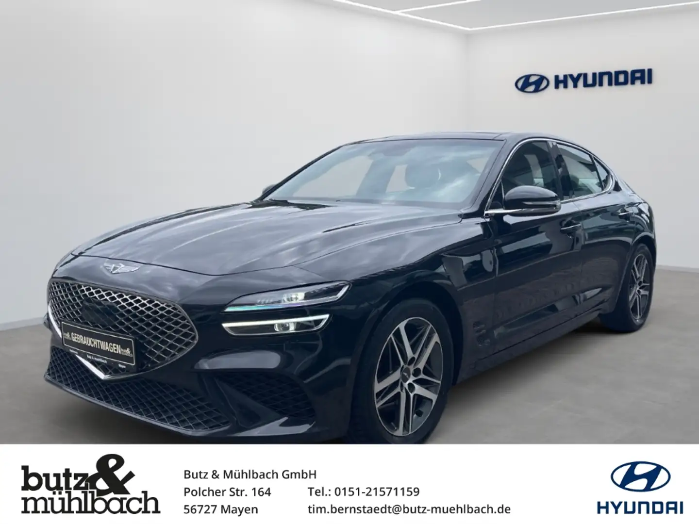 Genesis G70 Premium-Elektrische Sitze-Mayen Schwarz - 1