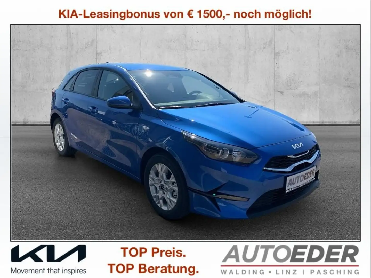 Kia Ceed / cee'd ceed 1,0 T-GDI GPF Titan Blau - 1