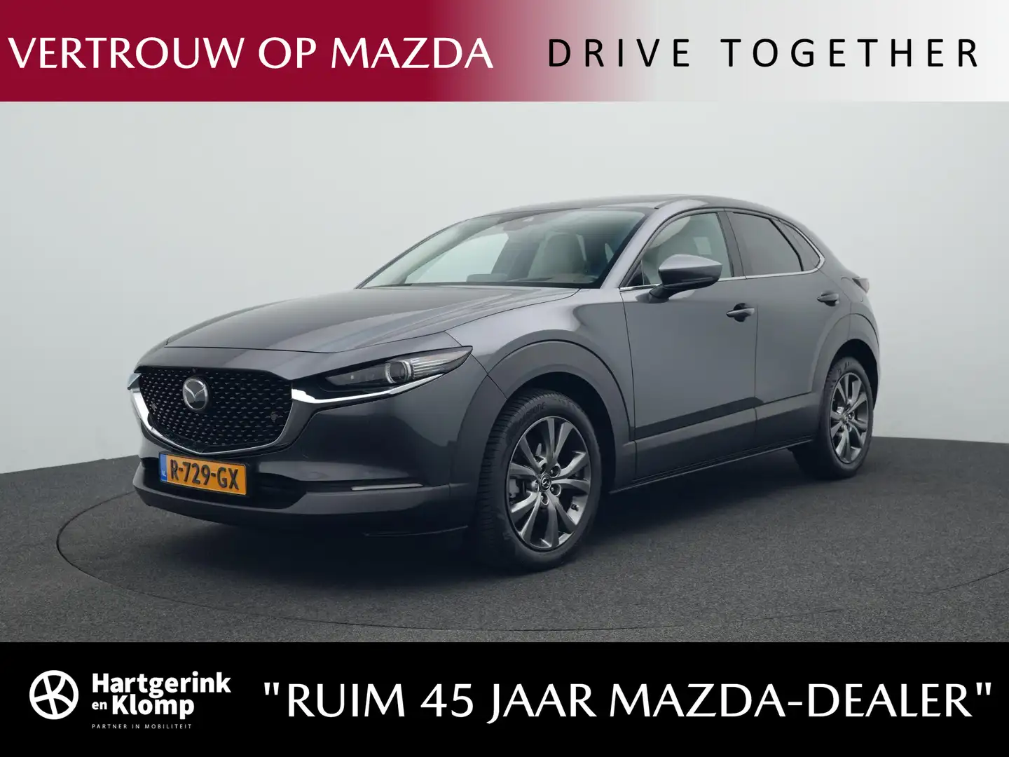 Mazda CX-30 2.0 e-SkyActiv-X Luxury i-Activesense met Sunroof Grijs - 1