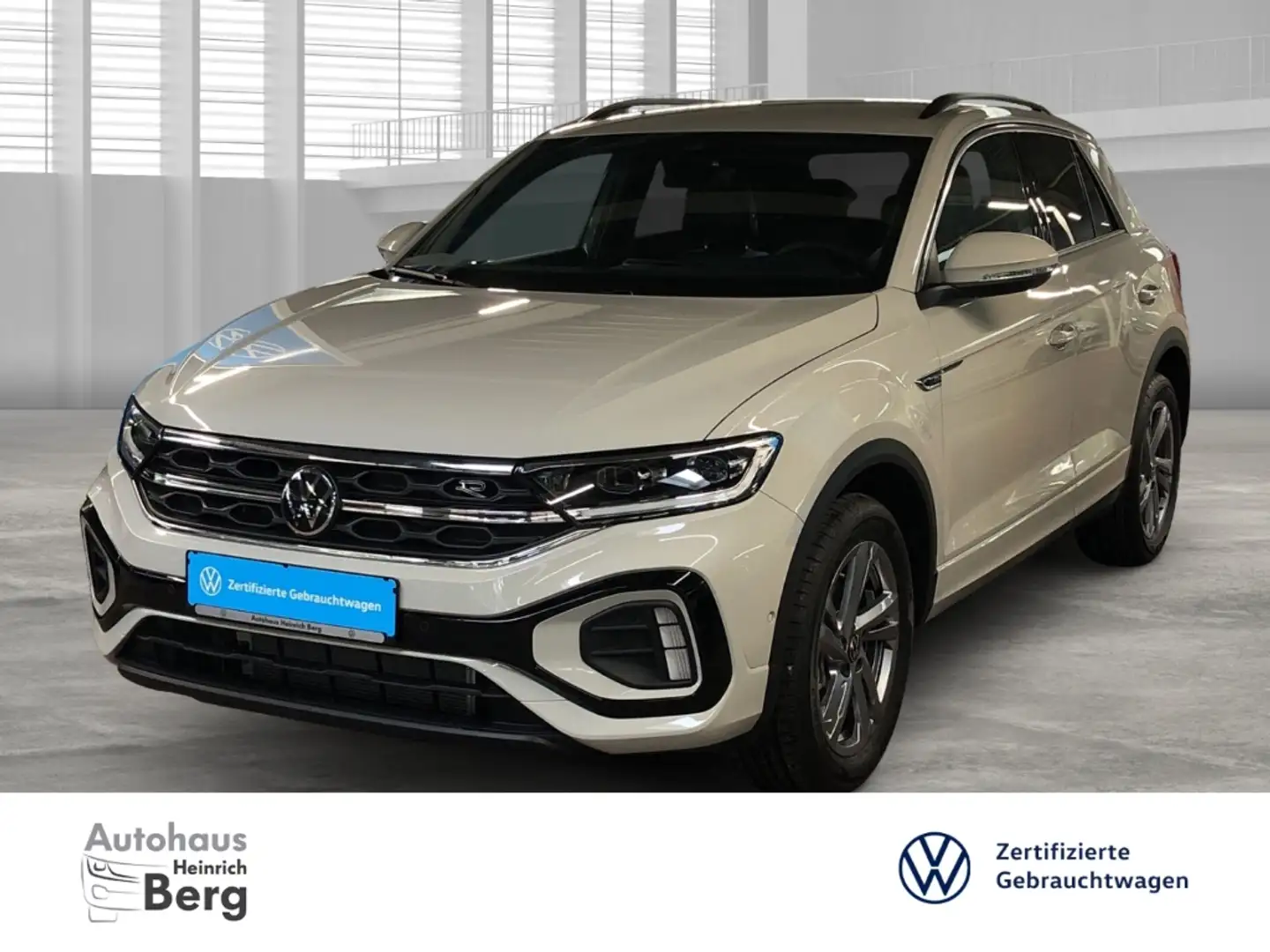 Volkswagen T-Roc R-Line 1.0 TSI Sportpaket Navi LED ACC Apple CarPl Grau - 1