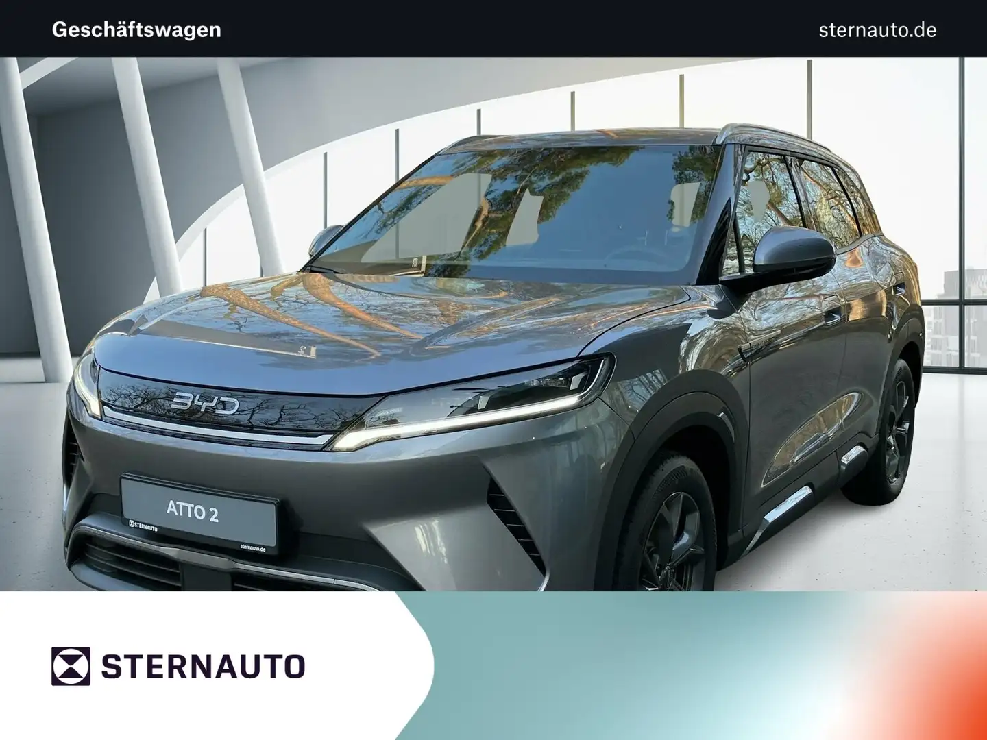 BYD Atto 2 ATTO 2 Boost Navi/Pano.-Dach/el.Sitzv./Dachrel. Grey - 1