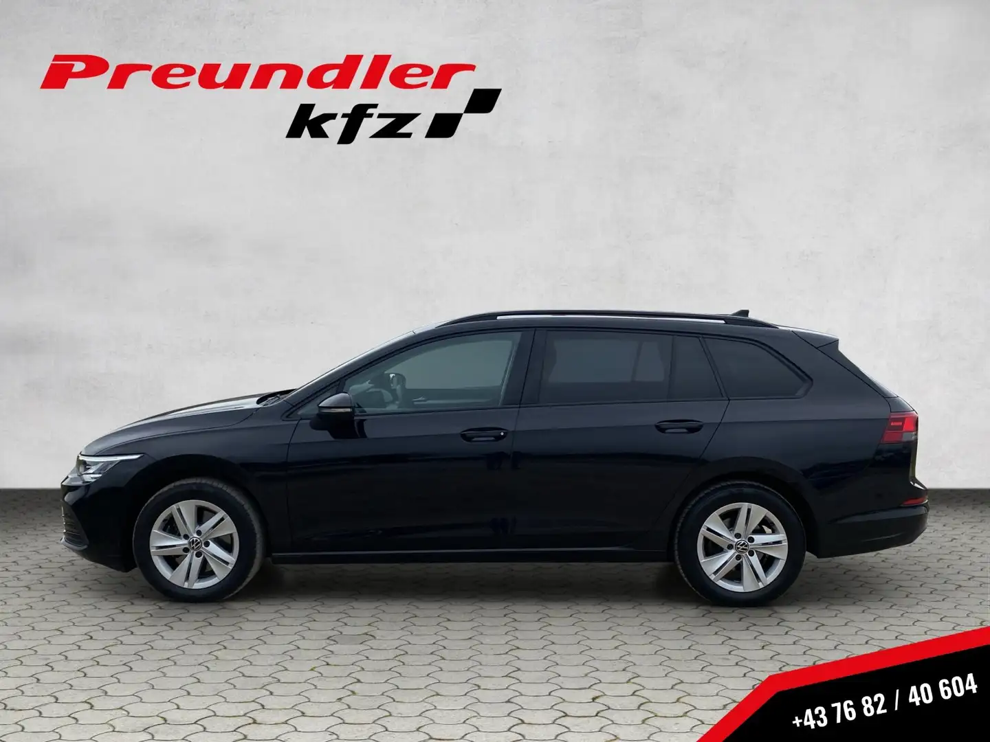 Volkswagen Golf Variant 2,0 TDI Life DSG Schwarz - 2