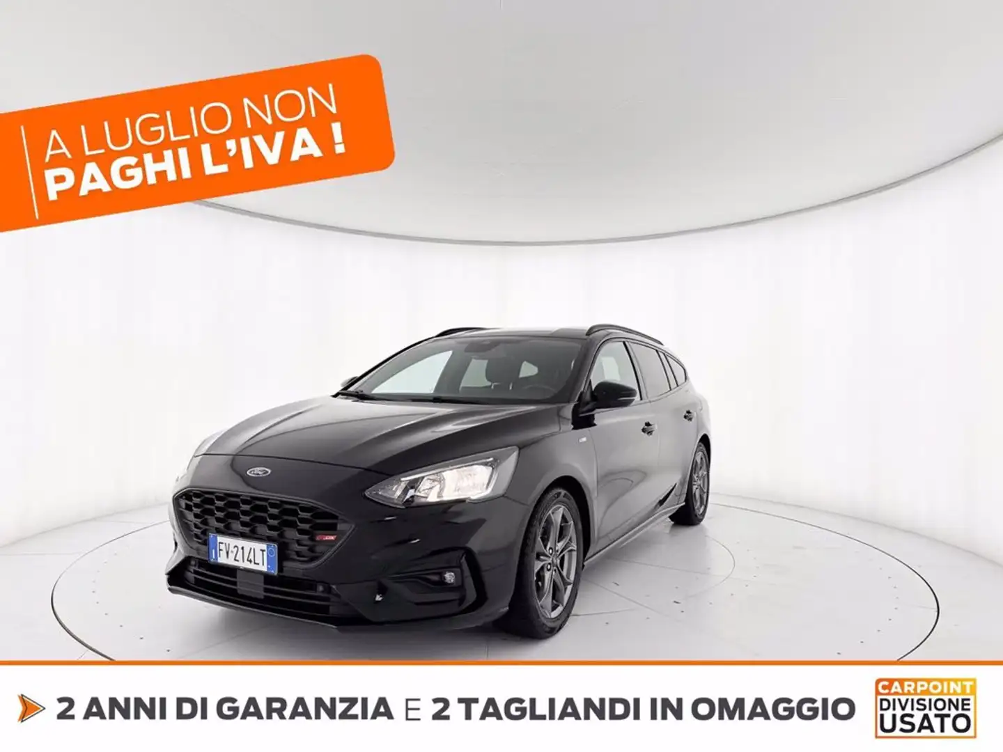 Ford Focus sw 1.0 ecoboost st-line 125cv auto Nero - 1