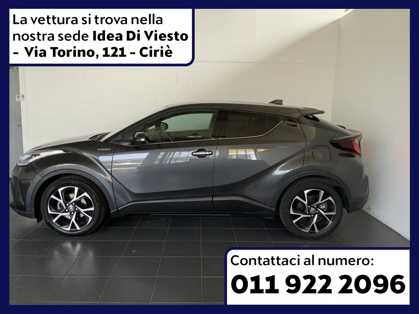 Toyota C-HR 2.0 hybrid comfort e-cvt Grigio - 2
