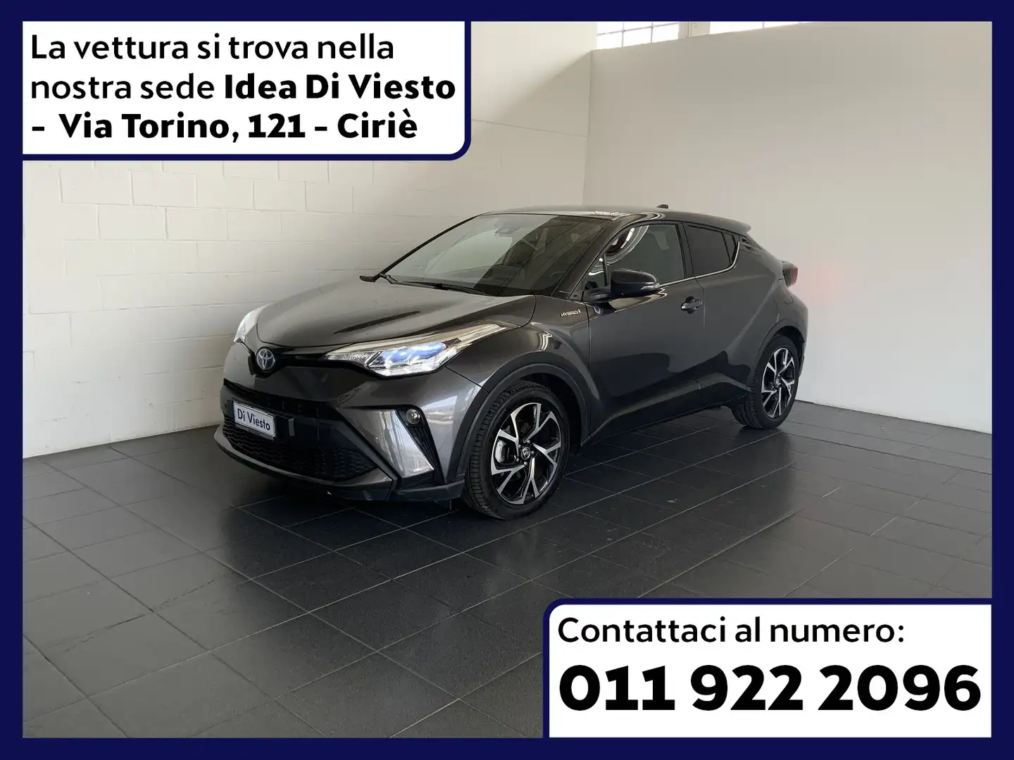 Toyota C-HR 2.0 hybrid comfort e-cvt Grigio - 1
