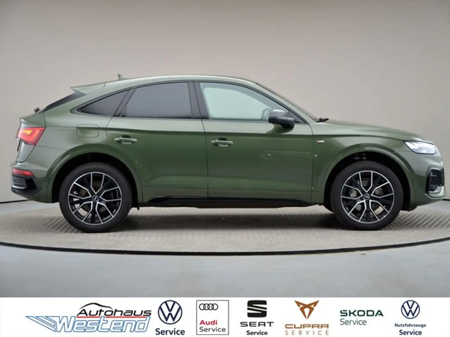 Audi Q5 Sportline S line 40 TDI 150kW qu. Navi Leder LED Yeşil - 2