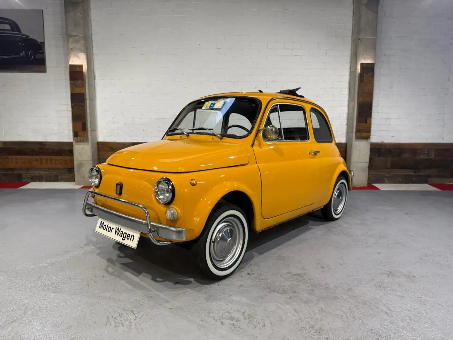 Fiat 500 Lusso Geel - 1