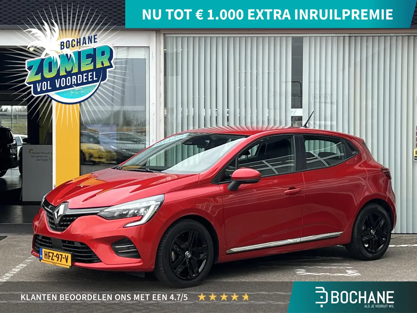 Renault Clio 1.6 E-Tech Hybrid 140 Zen | Navigatie | Parkeersen Rood - 1