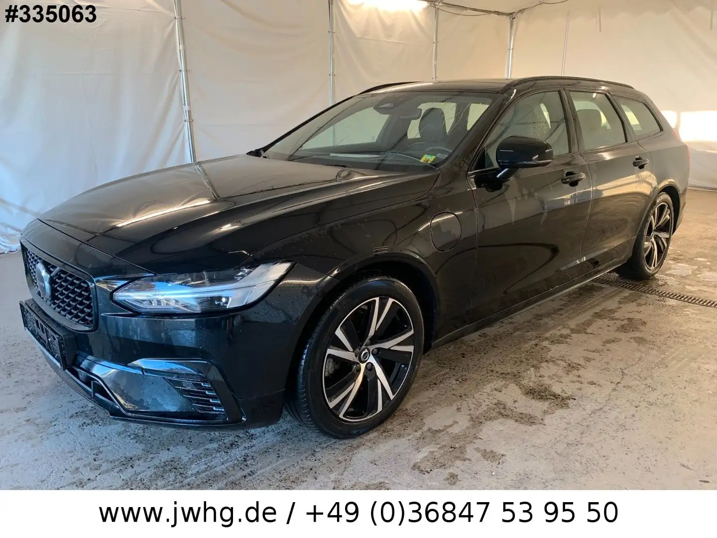 Volvo V90 Plus Dark Hybrid AWD 18kWh ACC AHK Kam 18" Schwarz - 1
