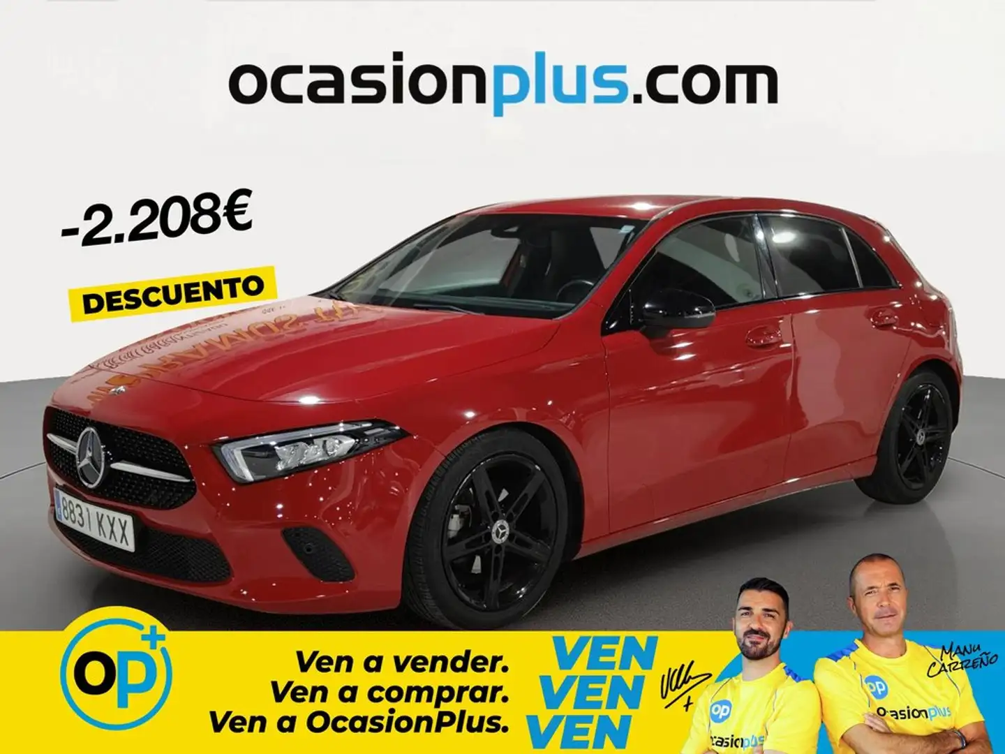 Mercedes-Benz A 180 180d 7G-DCT Rojo - 1