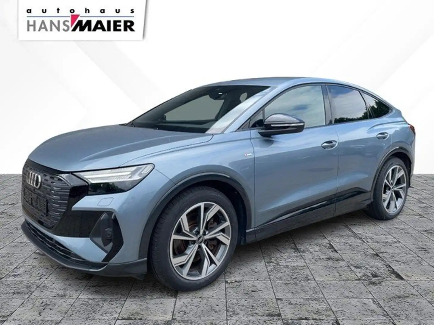 Audi Q4 e-tron Sportback quattro S Line Matrix Blau - 2