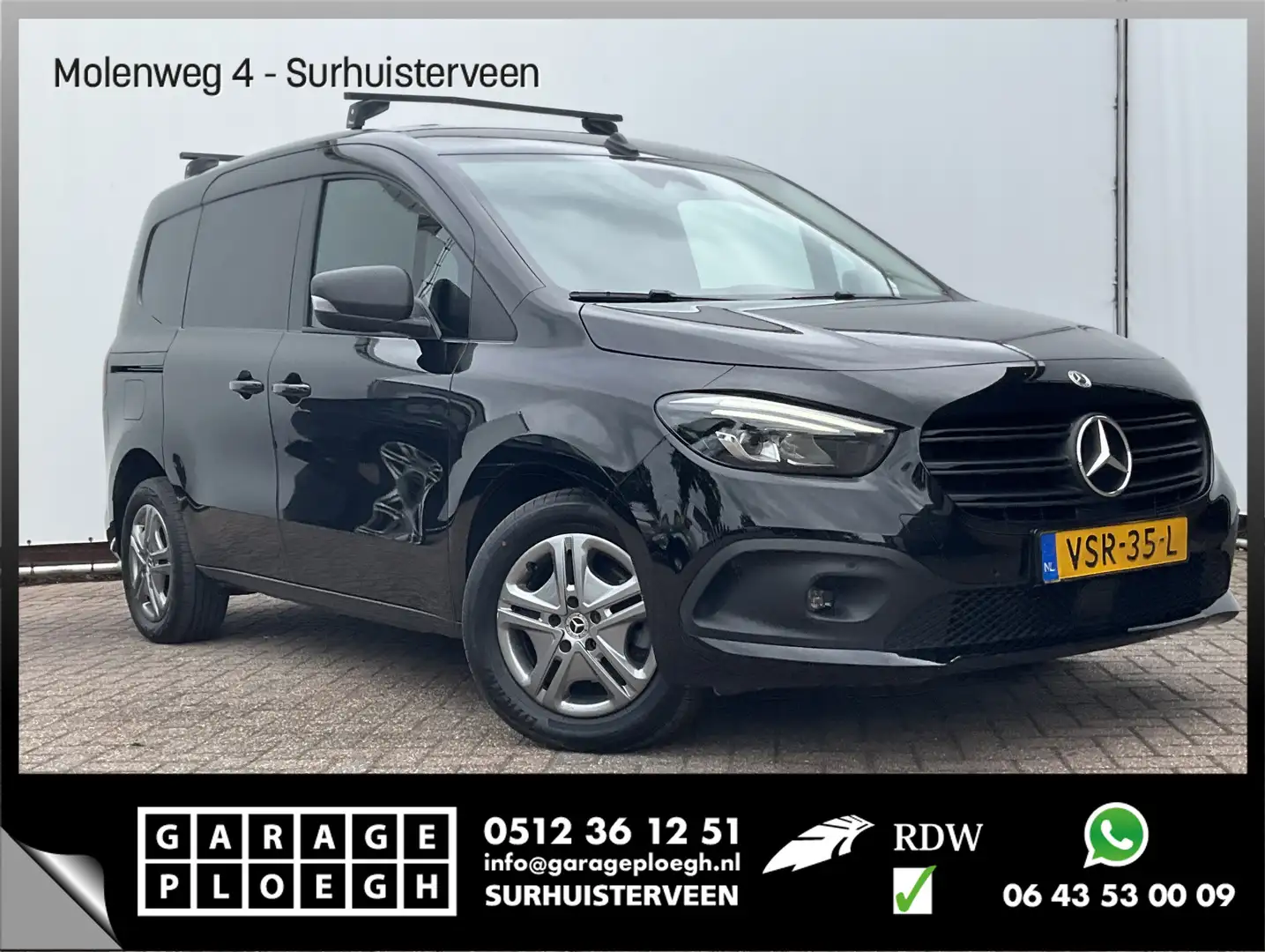 Mercedes-Benz Citan 112 CDI Automaat Pro Navi Camera DAB Stoelverw. Tr Zwart - 1