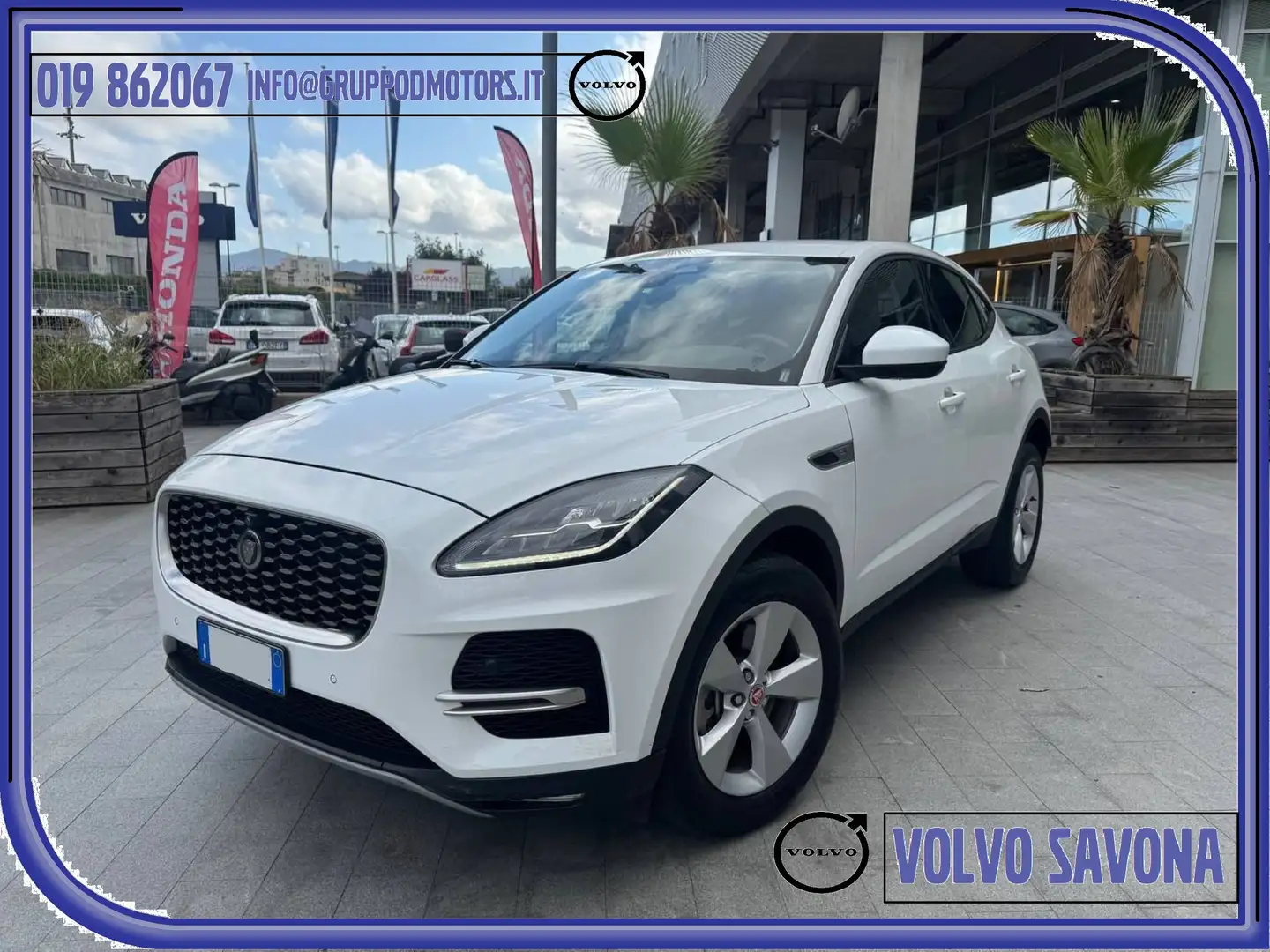 Jaguar E-Pace S 4X4 MILD HYBRID-Unico Proprietario-Tagliandi Jag Bianco - 1