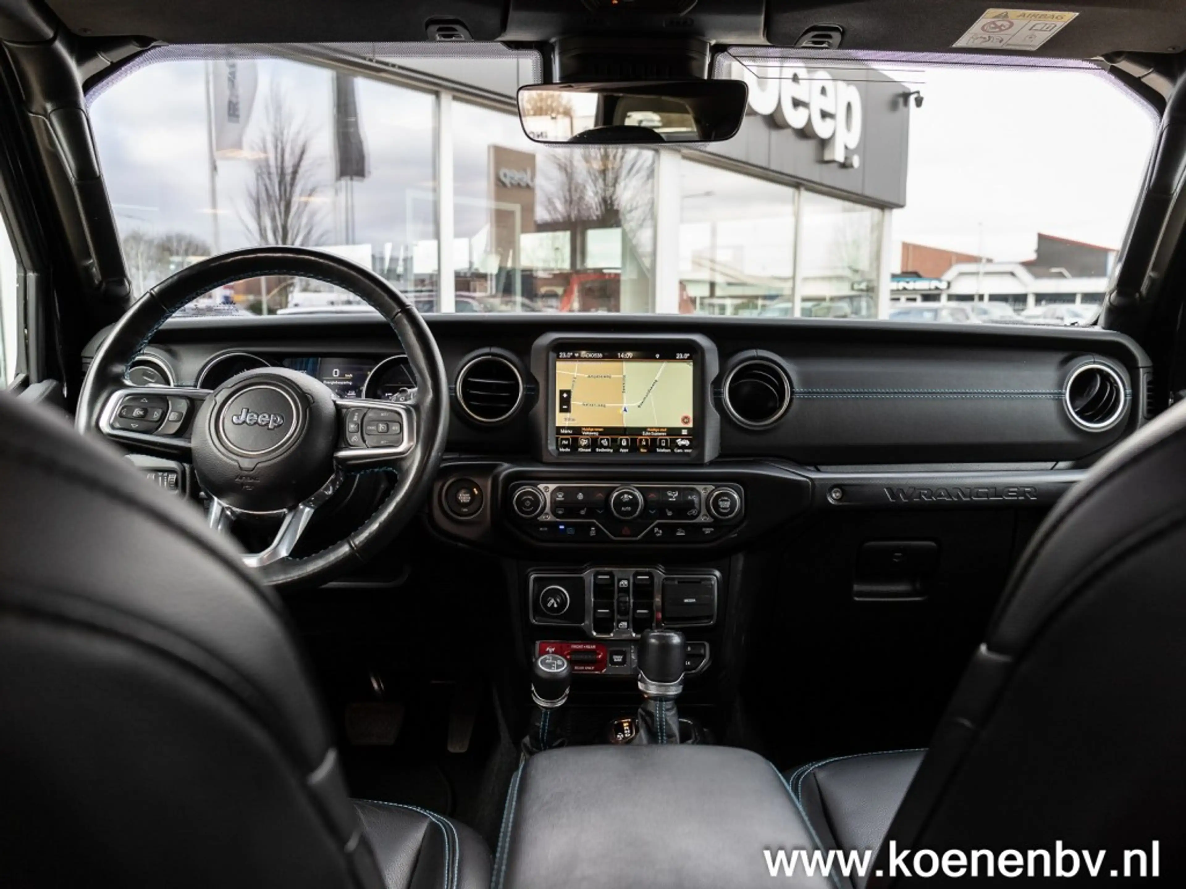 Jeep Wrangler 4XE 380pk 4X4 Autom. Rubicon LEER / CLIMA / TREKHA — photo 21
