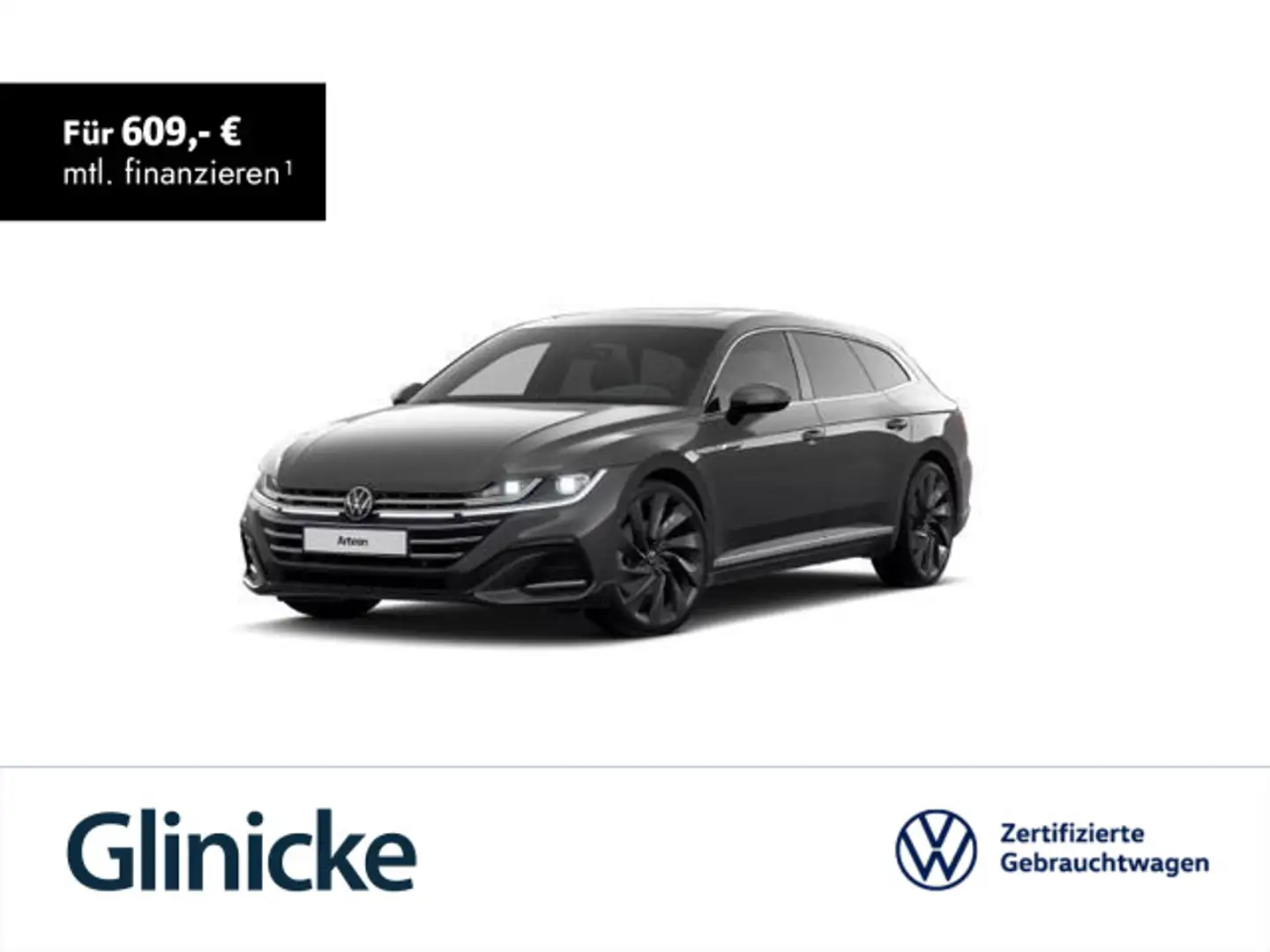 Volkswagen Arteon R-Line 2.0 TDI 4M AHK/StHz Grigio - 1