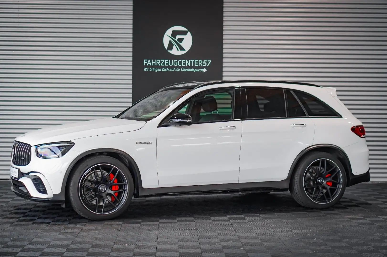 Mercedes-Benz GLC 63 AMG GLC 63 S 4MATIC+/PANO/BURMESTER/ACC/HUD/360° Blanc - 2