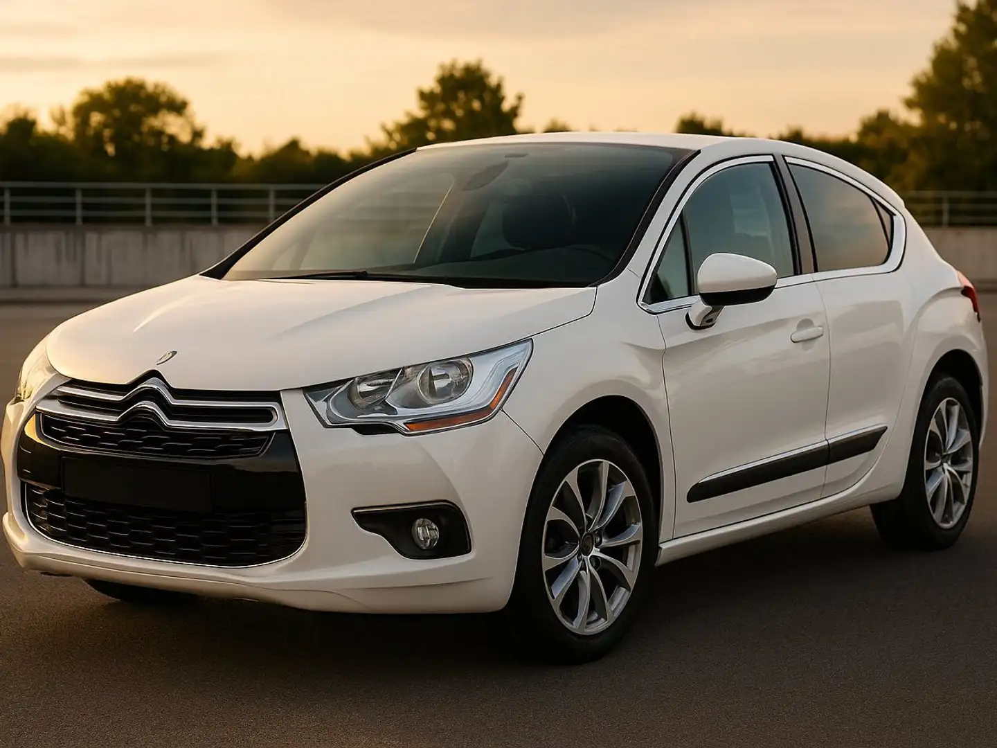 Citroen DS4 SoChic 1.6 HDi - TOP Premium-Modell - Leder/Klima Weiß - 1