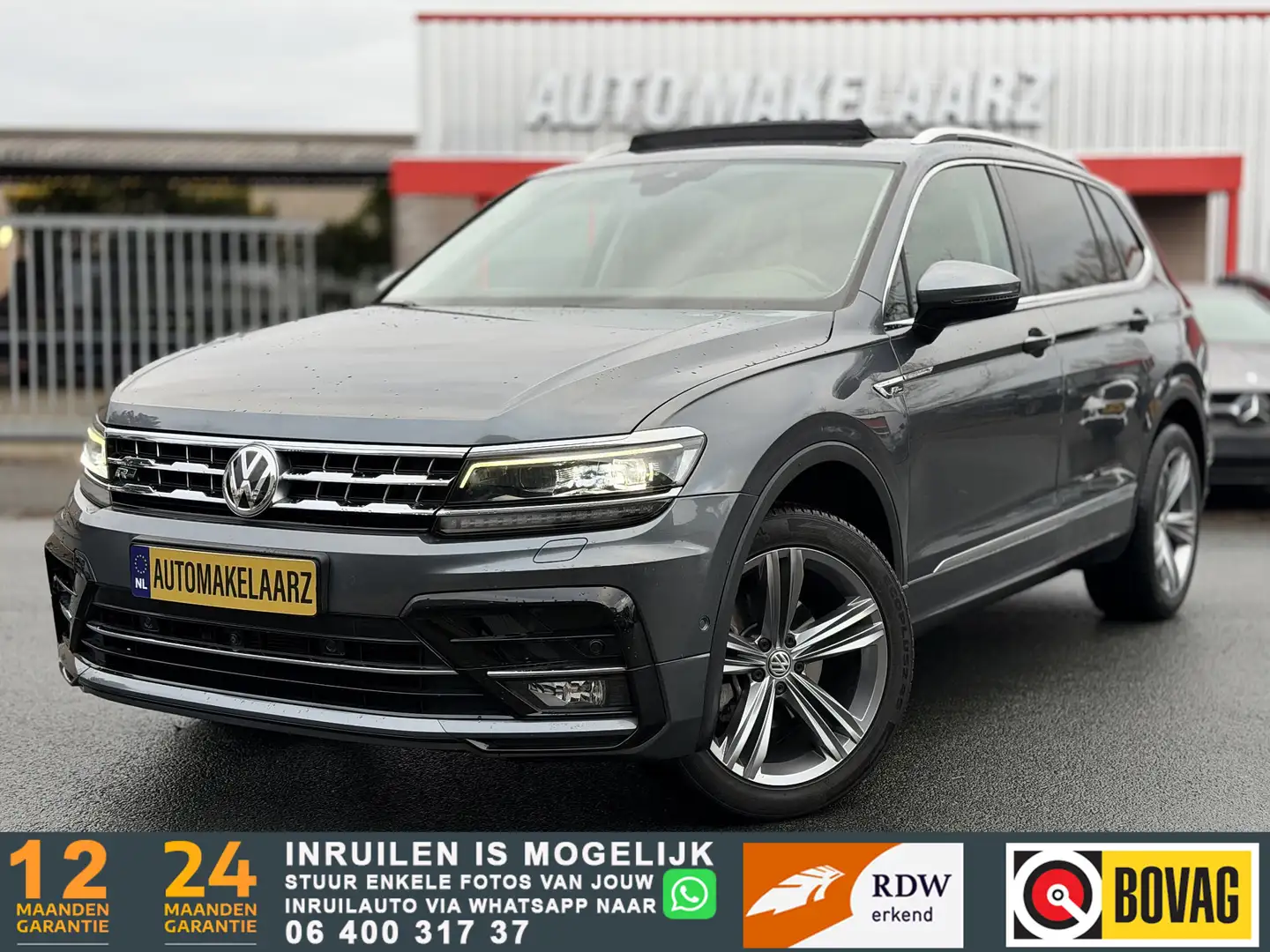 Volkswagen Tiguan Allspace 1.4 TSI R-line 7P PANO KEYLESS Grau - 1