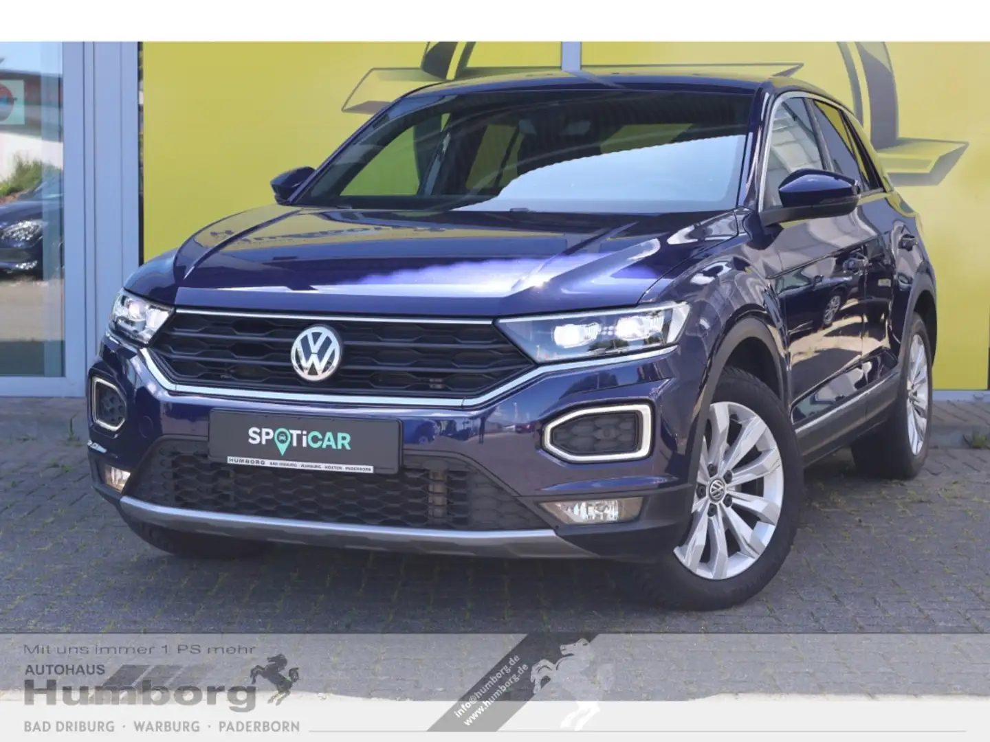 Volkswagen T-Roc 2.0 TSI Sport 4Motion Navi LED Apple CarPlay Andro Blau - 1