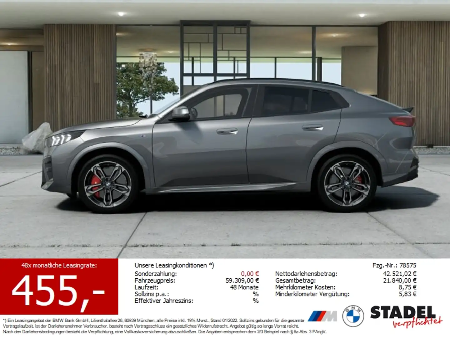 BMW X2 sDrive20i M Sportpaket Grau - 1