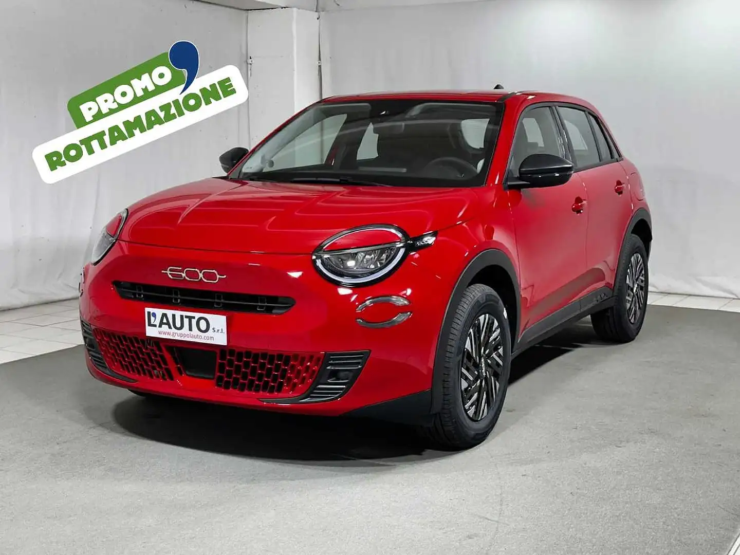 Fiat 600 1.2 Hybrid 100 cv Piros - 1