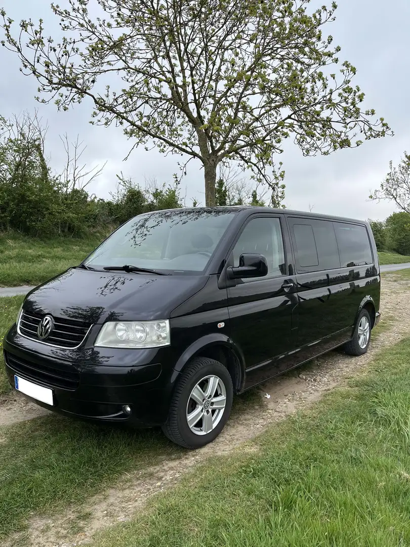 Volkswagen T5 Caravelle Caravelle 1.9 TDI 102 Long 9pl Noir - 1