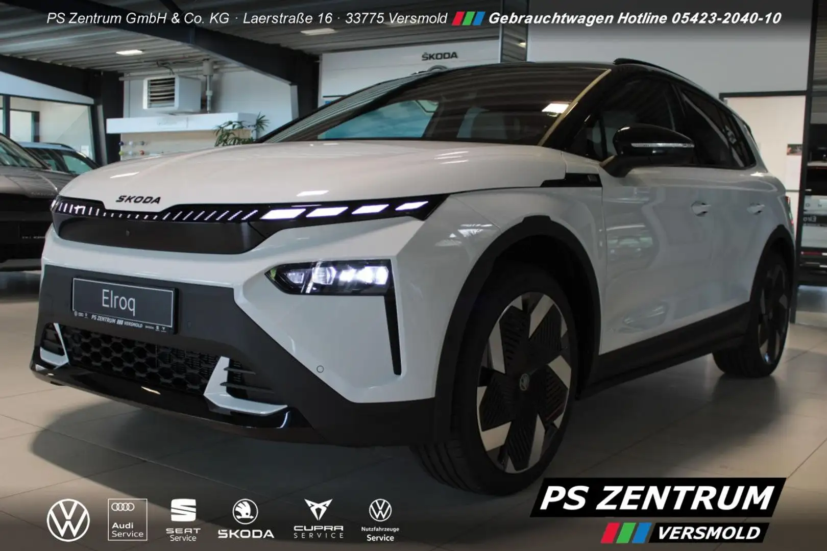 Skoda Elroq 85 First Edition MAXX SPORT WPUMPE MATRIX Weiß - 1