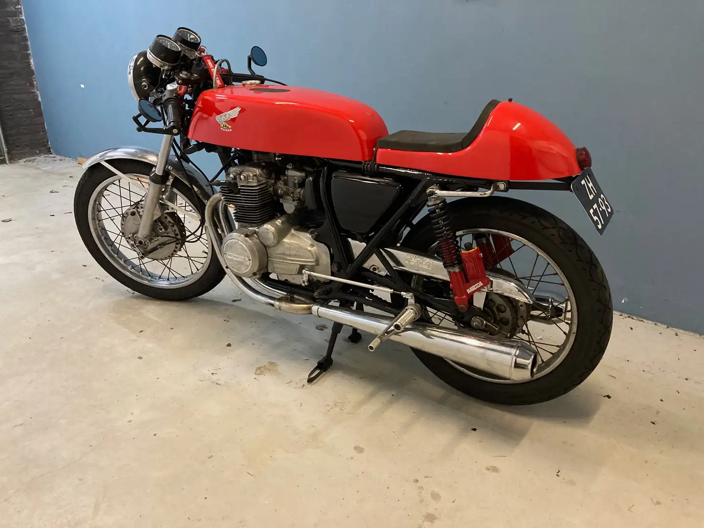 Honda CB 400 CB400 four classic racer Rojo - 1