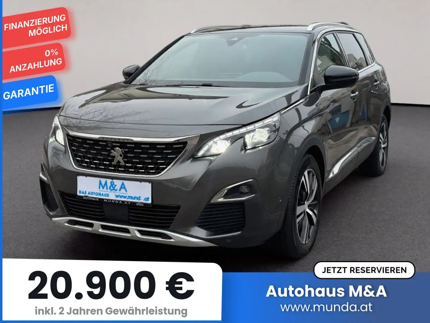 Peugeot 5008 1.5 Blue-HDi Allure * 6-Sitzer * Garantie Grau - 1