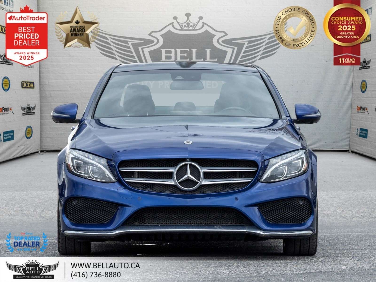 2018 Mercedes-Benz C-Class C300 | AMGPKG | NAVI | 360CAM | PANO | NOACCIDENT — снимка 1