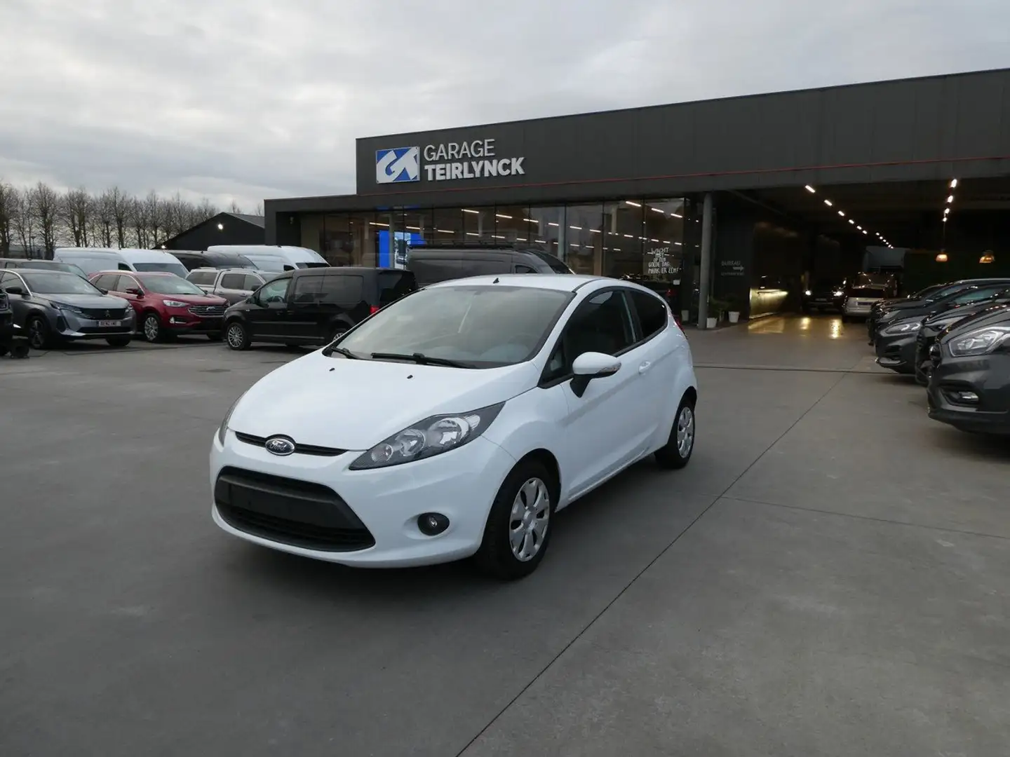 Ford Fiesta 1.6 TDCi 90pk 3d Trend Airco '08 garantie (34851) Blanc - 2