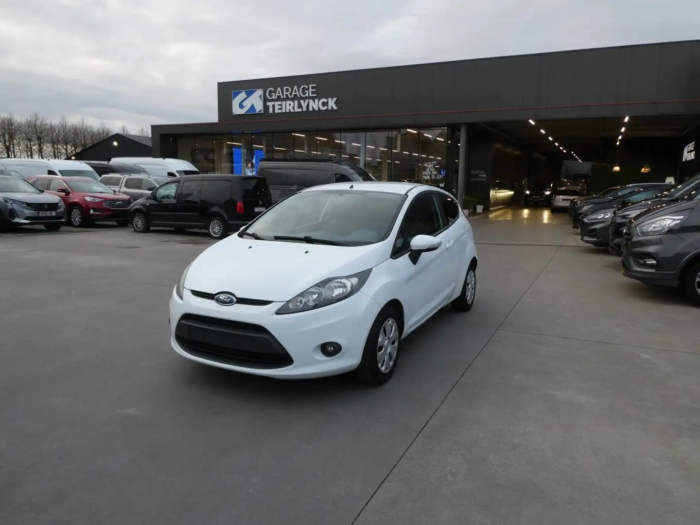 Ford Fiesta 1.6 TDCi 90pk 3d Trend Airco '08 garantie (34851) Blanc - 1