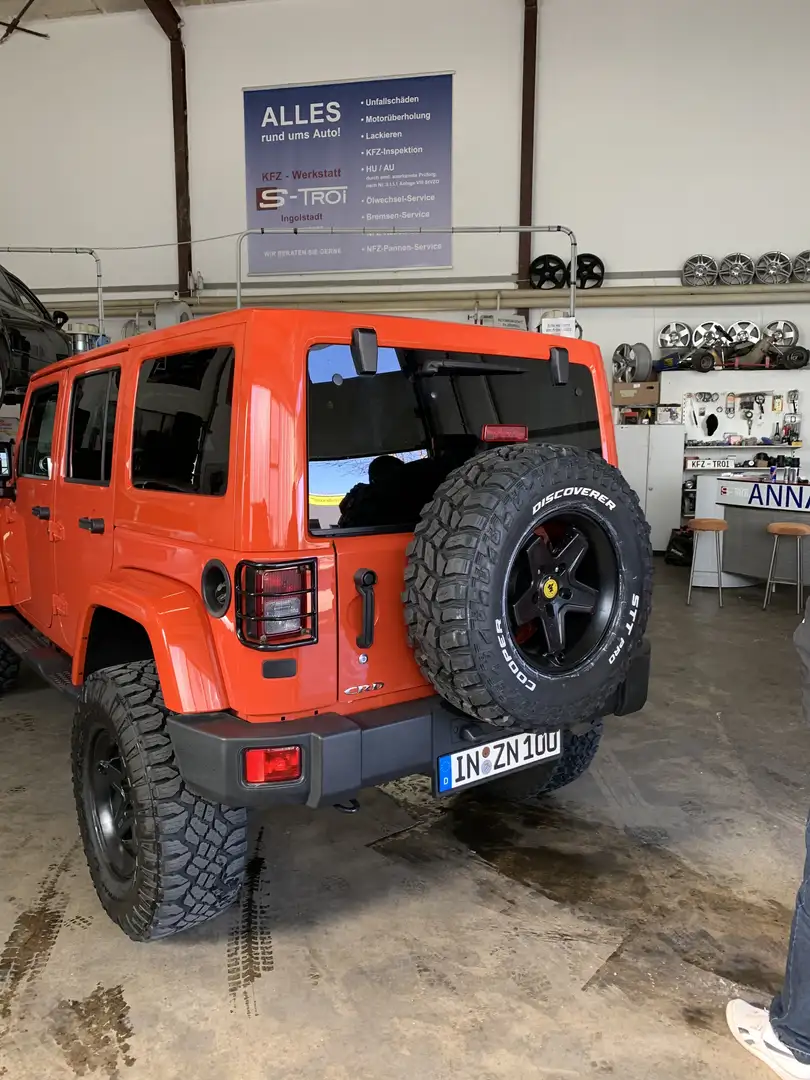 Jeep Wrangler Unlimited Hard-Top 2.8 CRD DPF Automatik Sahara Portocaliu - 2
