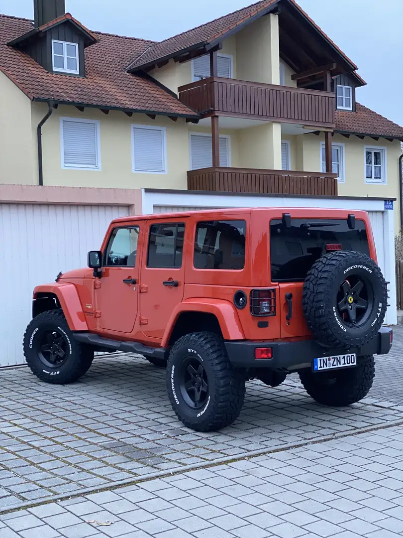 Jeep Wrangler Unlimited Hard-Top 2.8 CRD DPF Automatik Sahara Portocaliu - 1