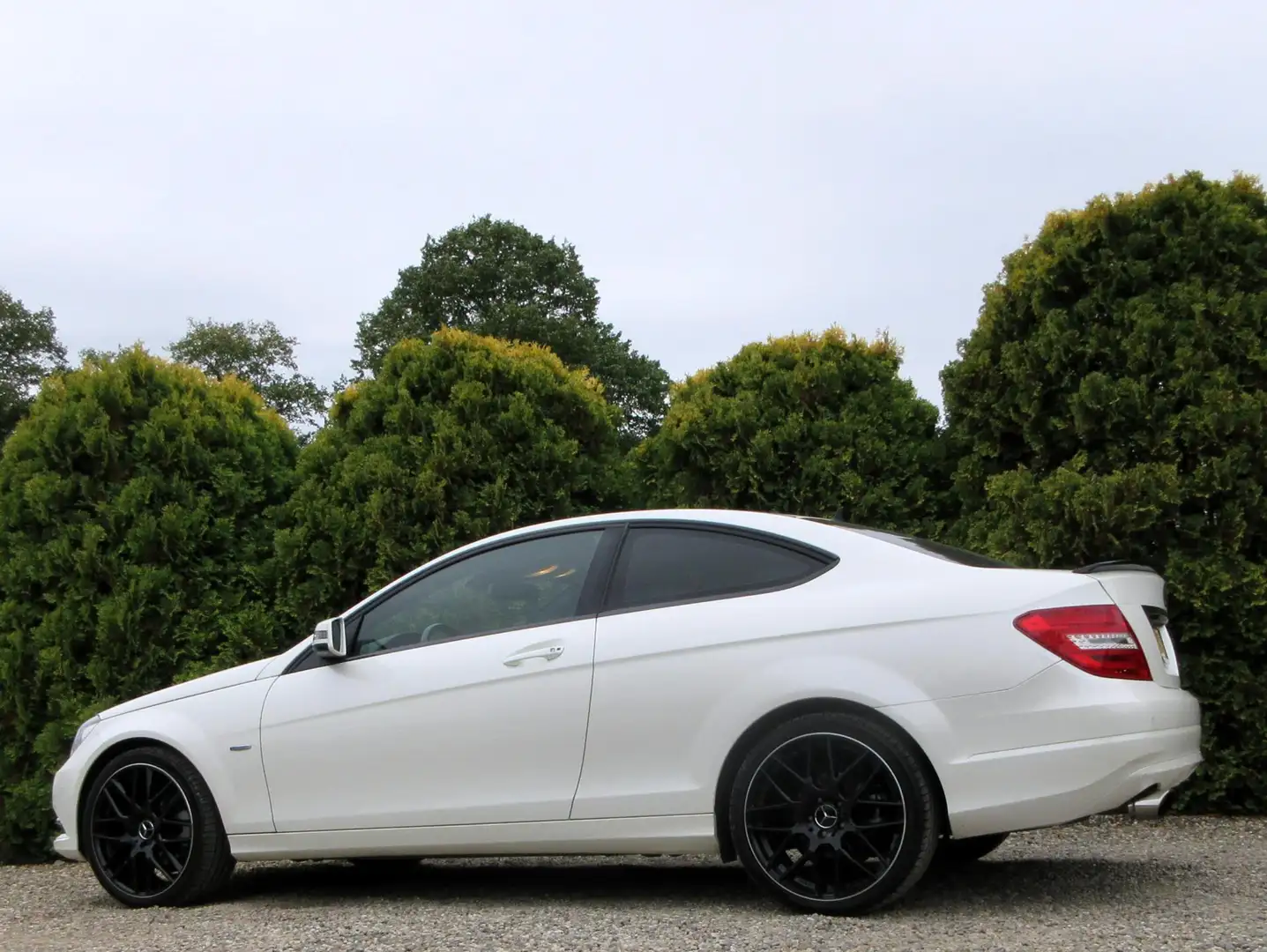 Mercedes-Benz C 180 Coupé *Leder*Navi*Topstaat* Blanc - 2