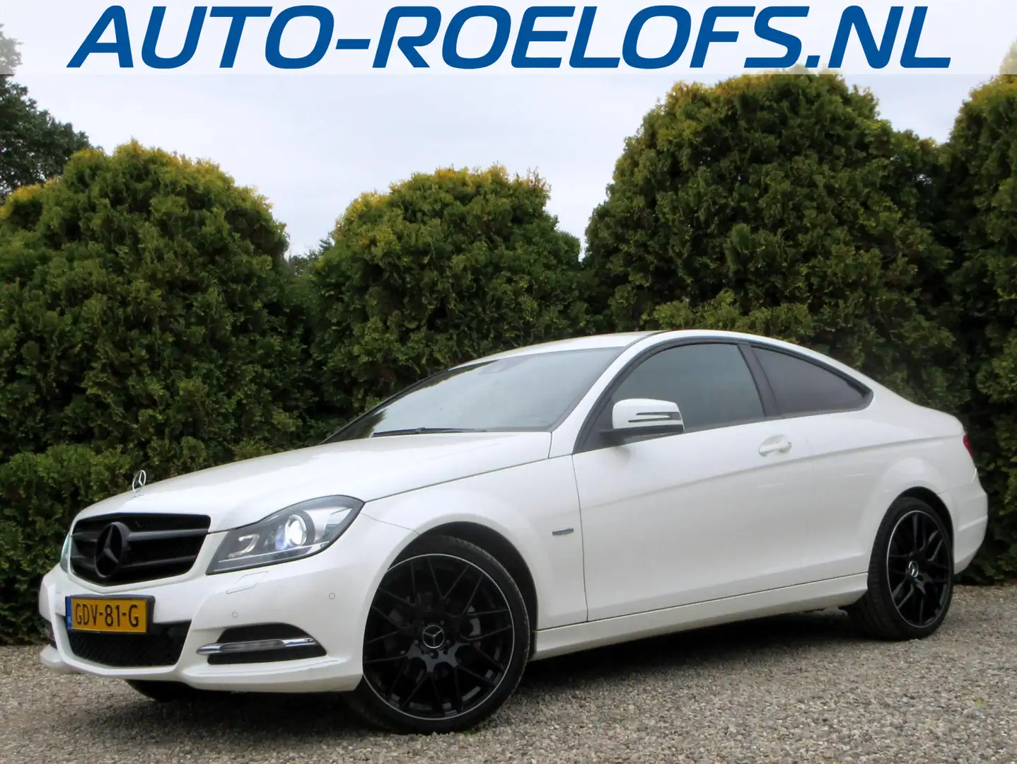 Mercedes-Benz C 180 Coupé *Leder*Navi*Topstaat* Blanc - 1
