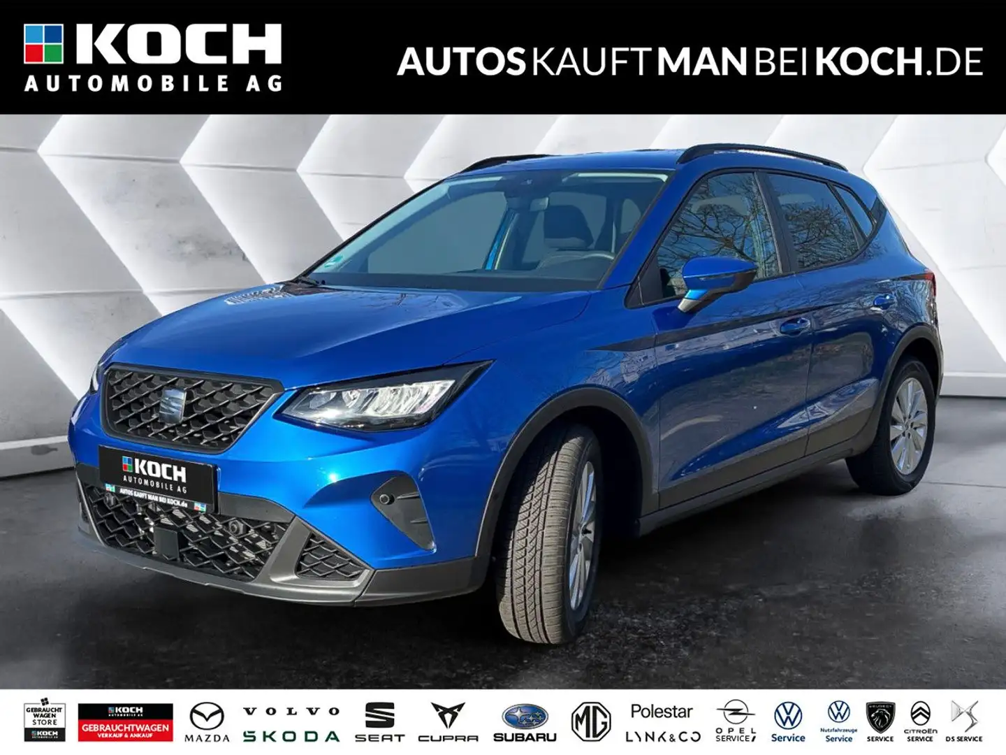 SEAT Arona 1.0 TSI DSG Road Edition NAVI FSE SHZ PDC V+ Blau - 1