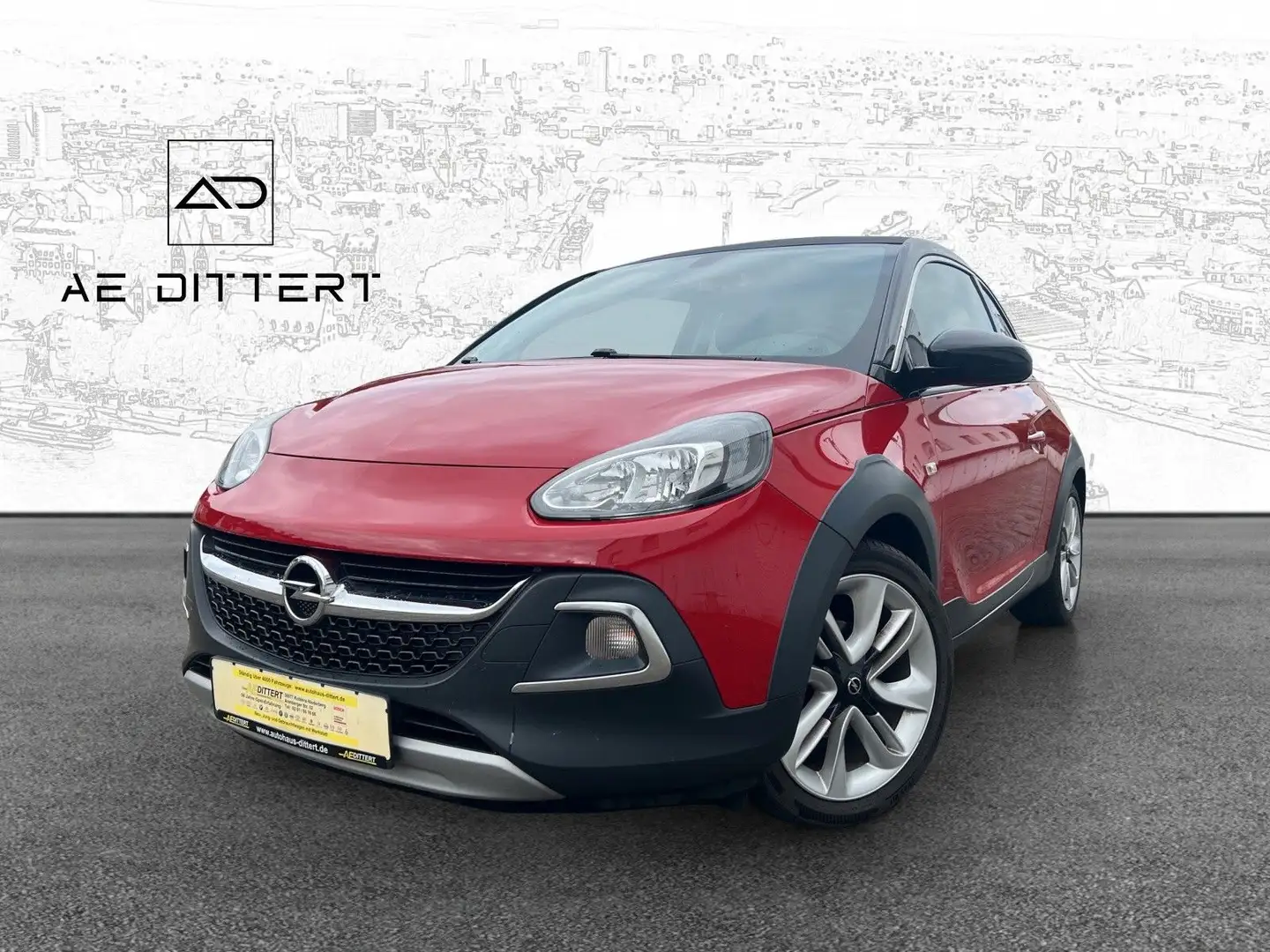Opel Adam Rocks Open Air+SHZ+LHZ+Faltdach+ Rot - 1