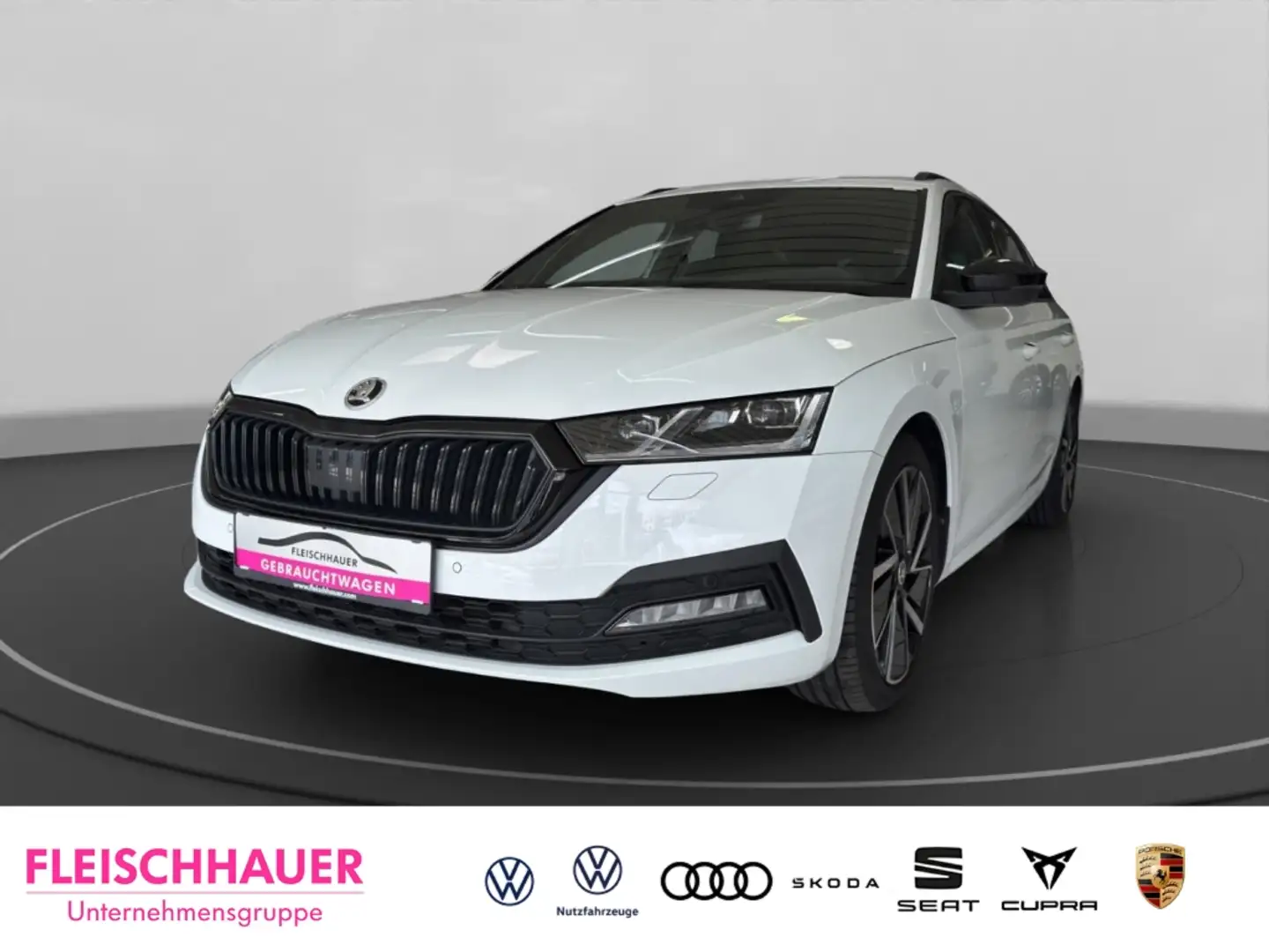 Skoda Octavia Combi First Edition 1.5 TSI LED+PANO+AHK+NAVI+CARP Weiß - 1
